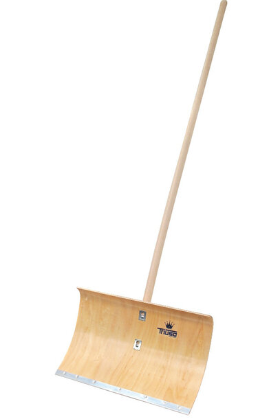 Schneeschieber aus Holz